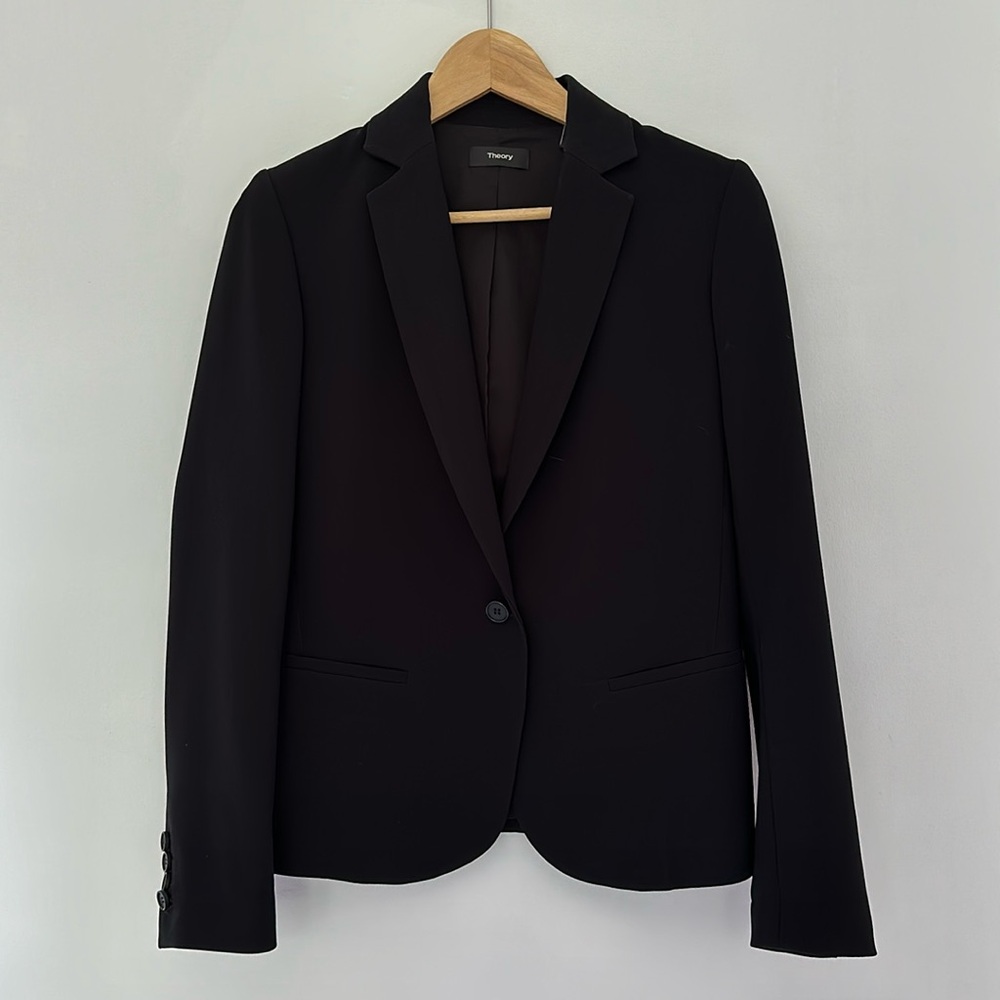 Theory black blazer
